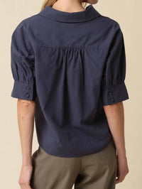 Olivaceous - Puff Sleeve Blouse