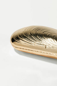 Simkhai - Women's Bridget Metal Oyster Clutch Bag