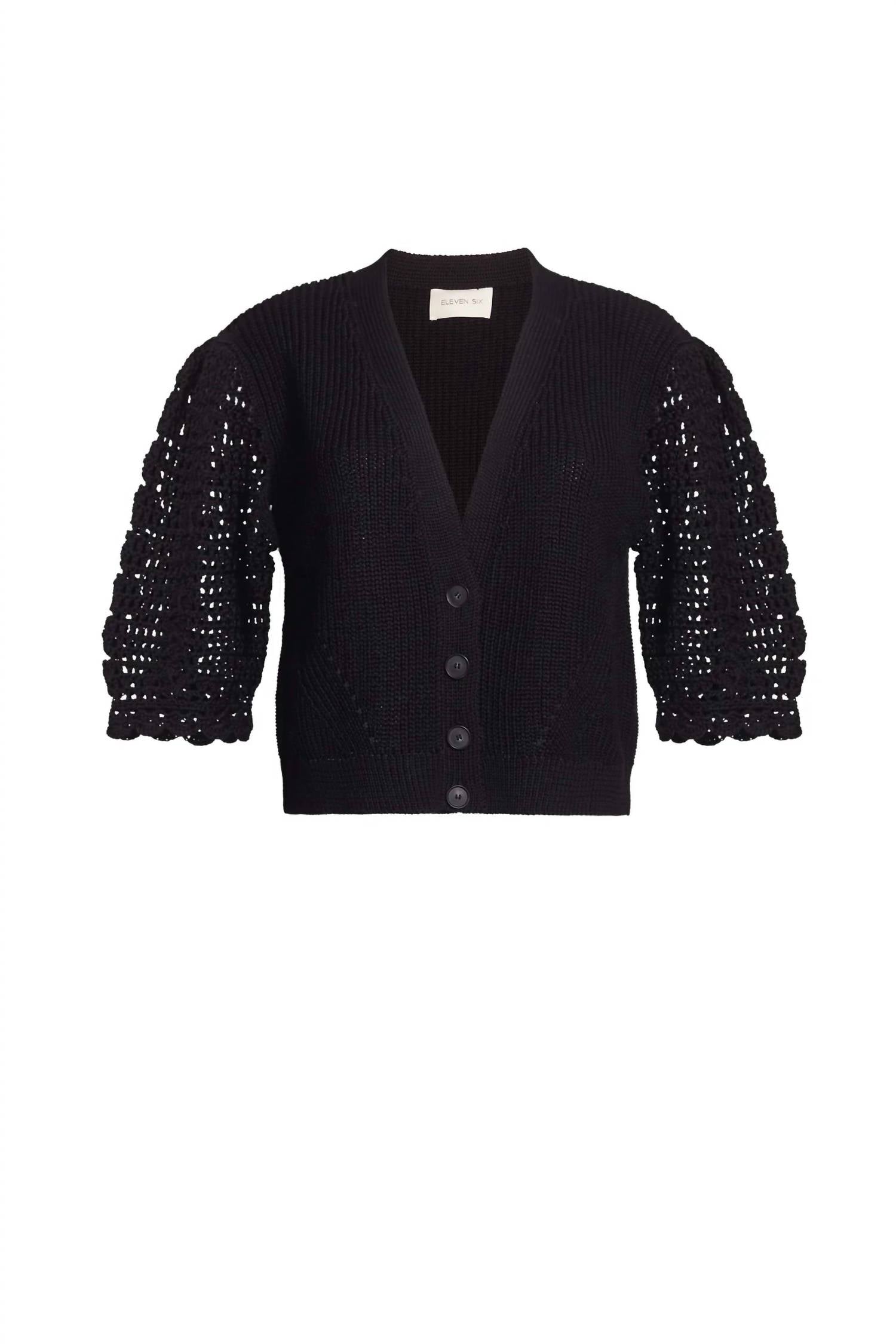 Eleven Six - Shira Button Front V-neck Cardigan