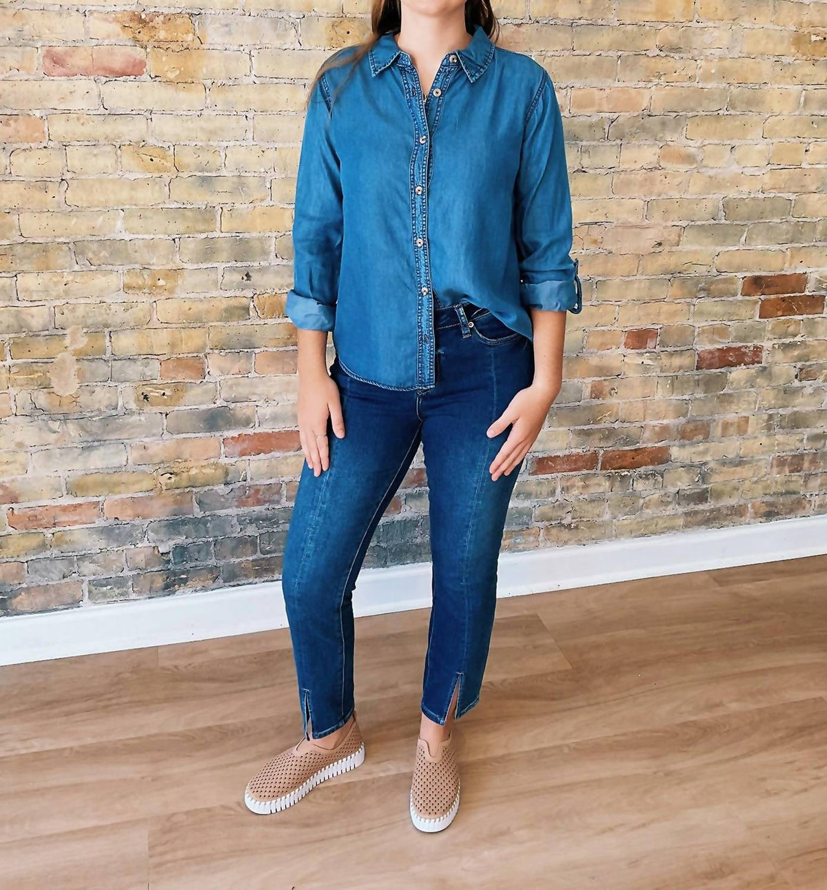 Blu Pepper - Harper Chambray Shirt