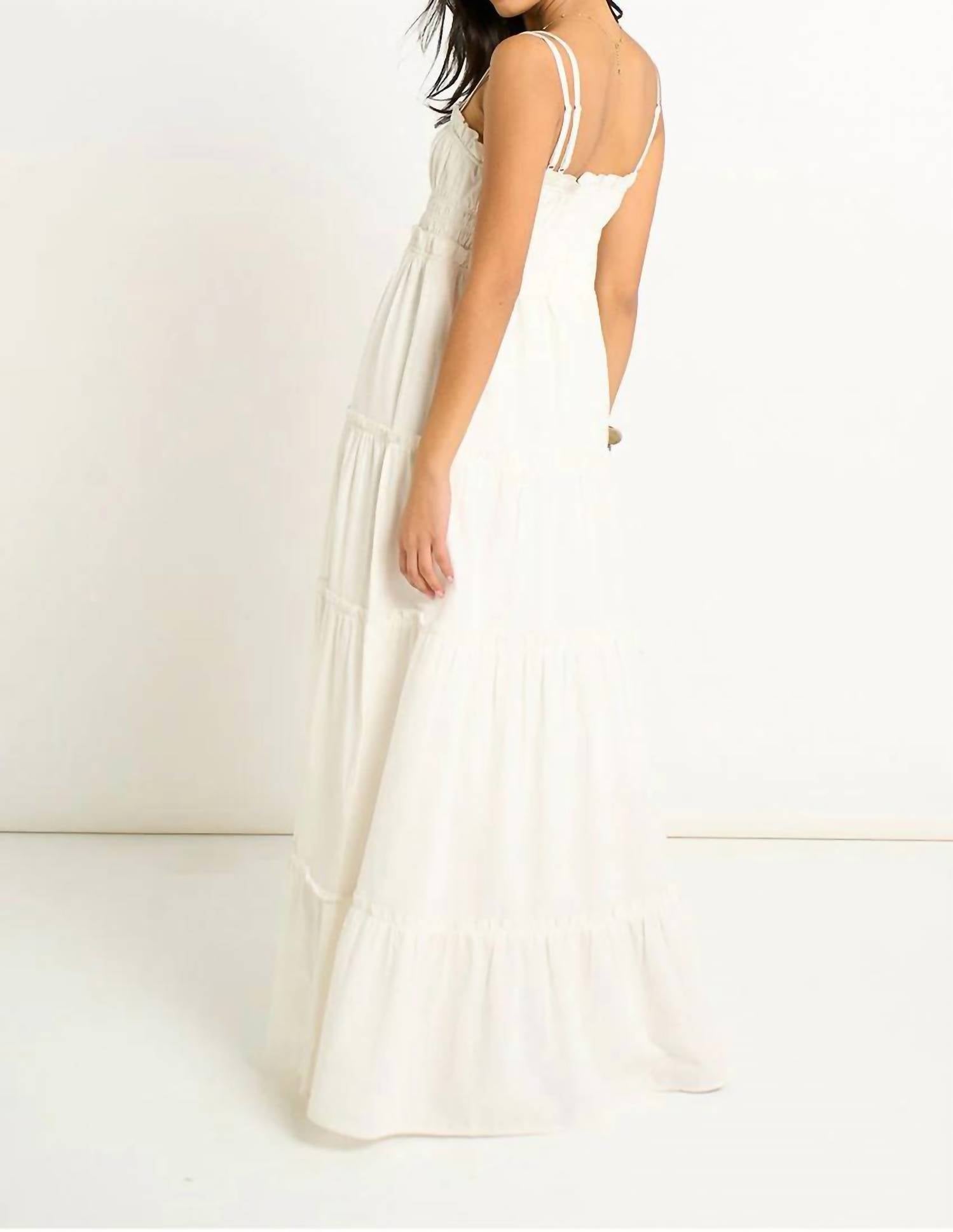 Vintage Havana - Solid Gauze Maxi Dress