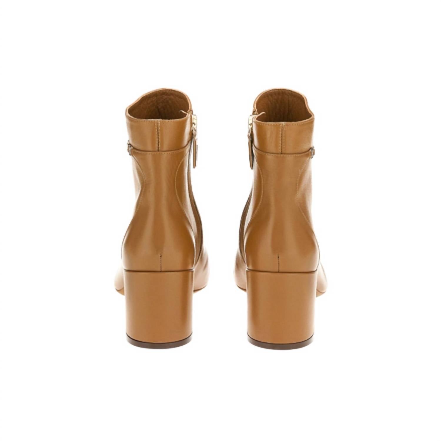 Salvatore Ferragamo - Women's Chain-link Leather Ankle Boots
