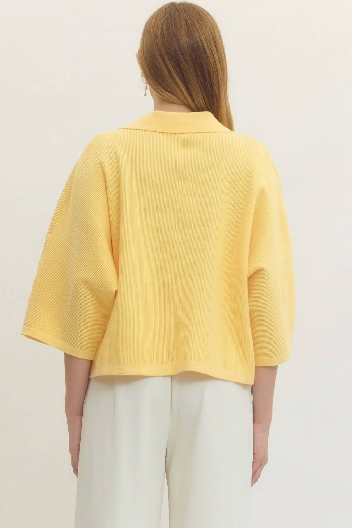 Entro - Butter Belle Knit Top