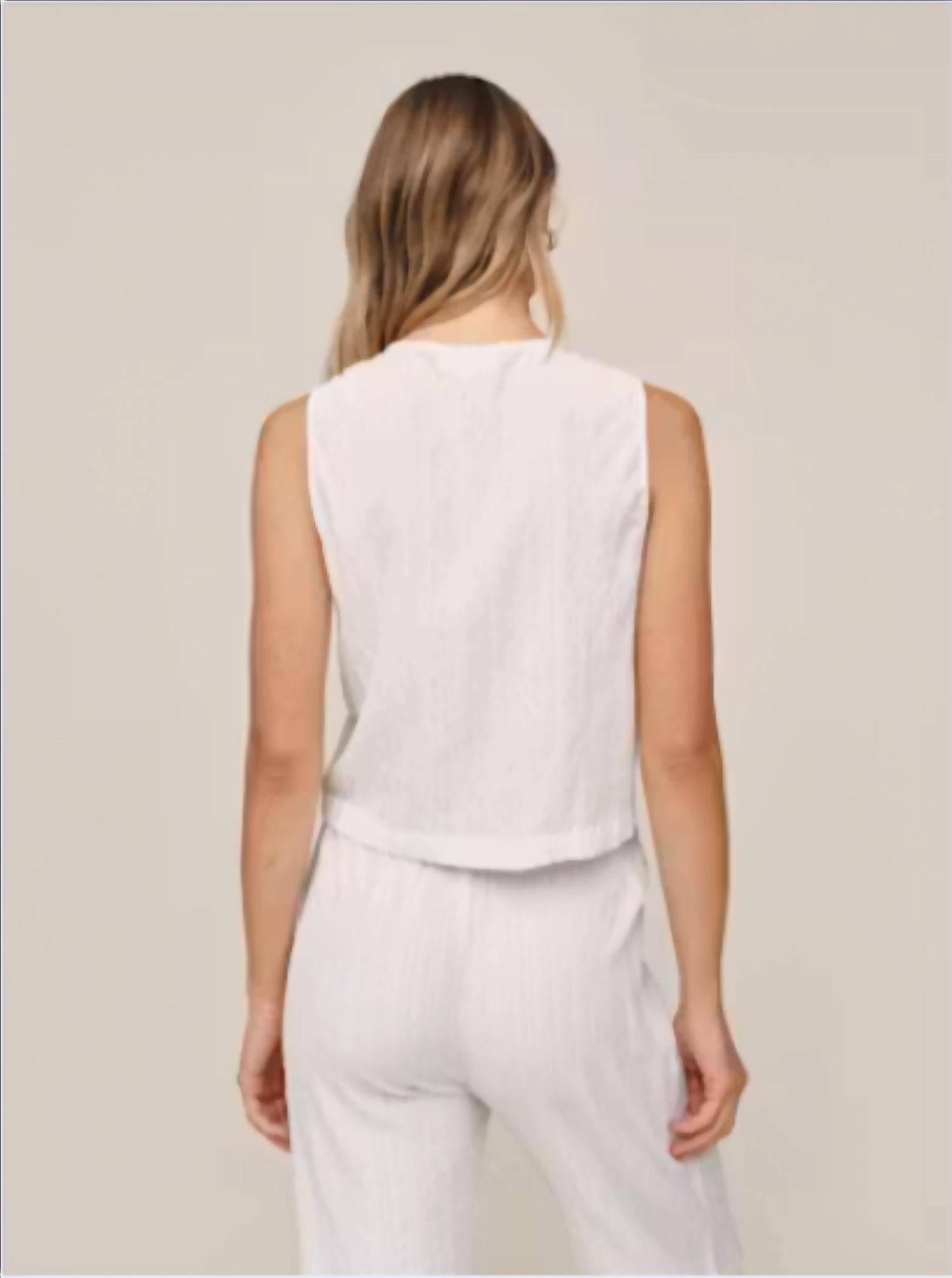 Bella Dahl - Sleeveless Button Front Top
