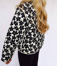 Bibi - Daisy Flower Quilted Jacket