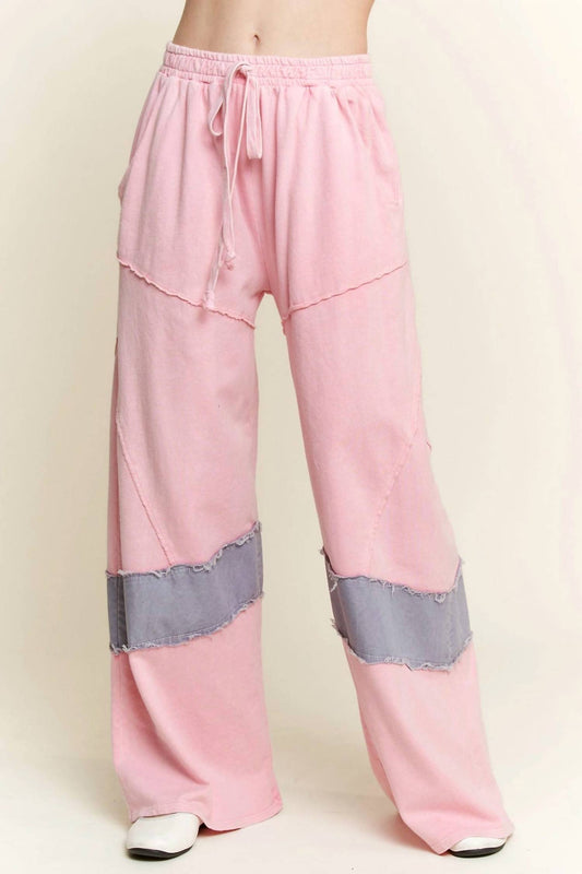 J.Her - Denim Patched Wide Leg Pants