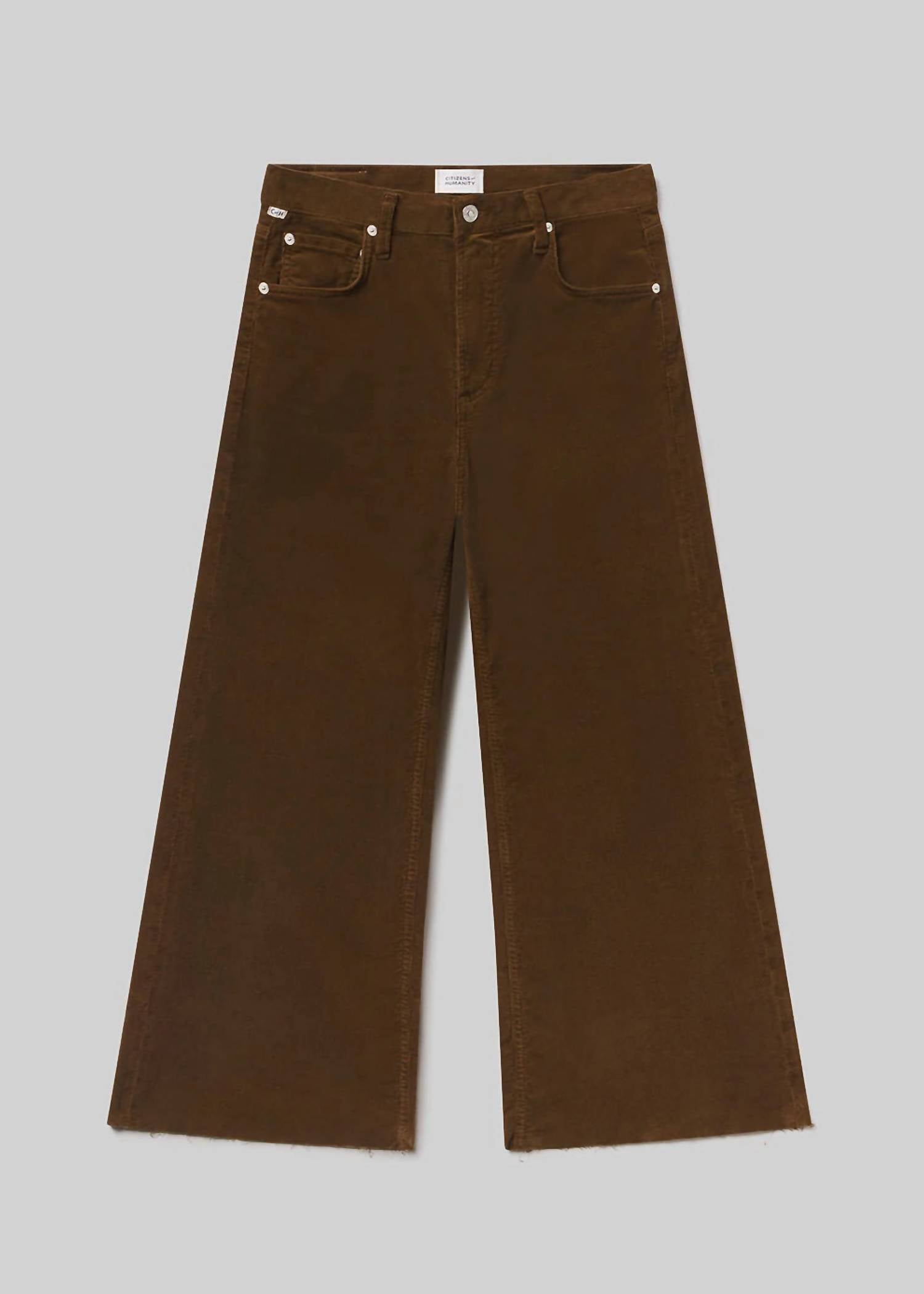 Citizens Of Humanity - Lyra Wide Leg Crop Corduroy Pants