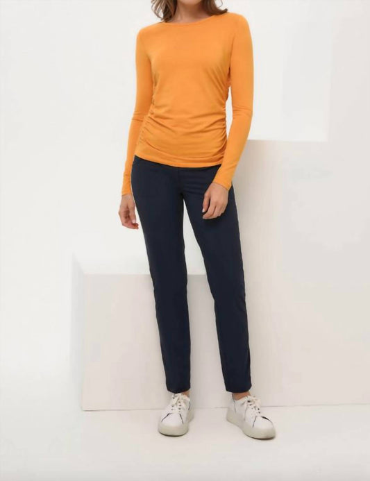 Anatomie - Milly Ruched Top – Tangerine