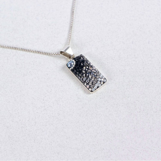 Mosaic - Women's Petite Streak Sparkle Pendant
