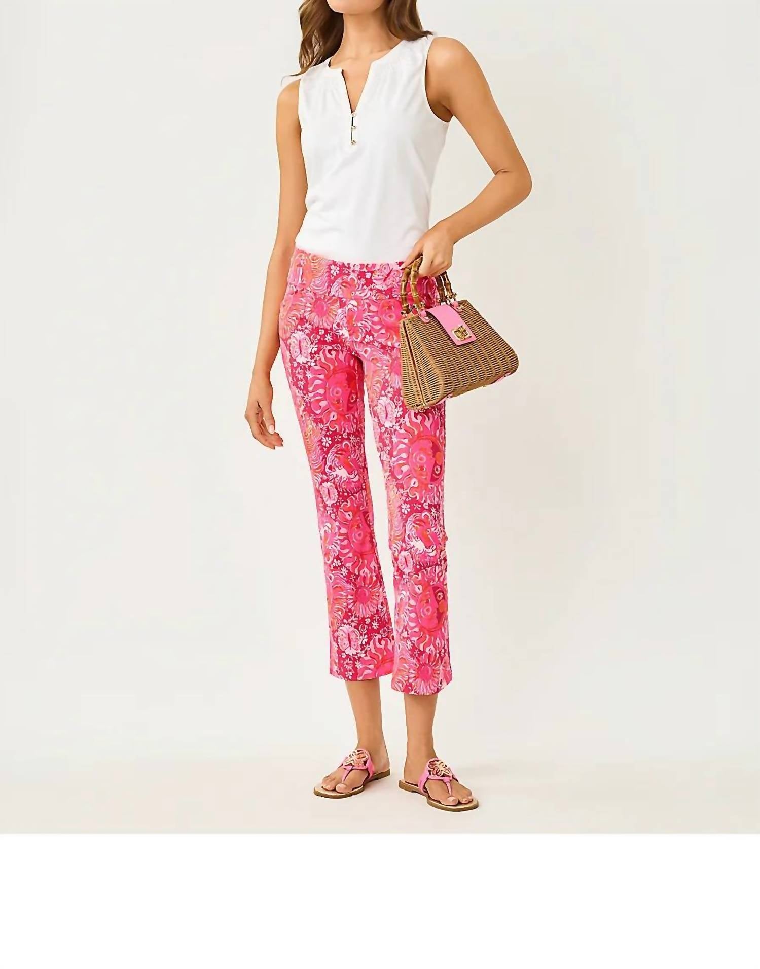 Lilly Pulitzer - Upf 50+ Luxletic Corso Kick Flare Pants