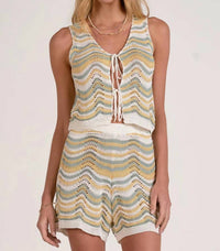 Elan - Seraphina Crochet Tie Top