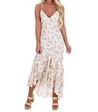 Mable - Ruffle Romance Midi Dress