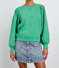 Rails Tiffany Crewneck Sweatshirt in kelly green - women's top