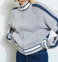 Pretty Garbage - Starstruck Knit Zip Up Cardigan