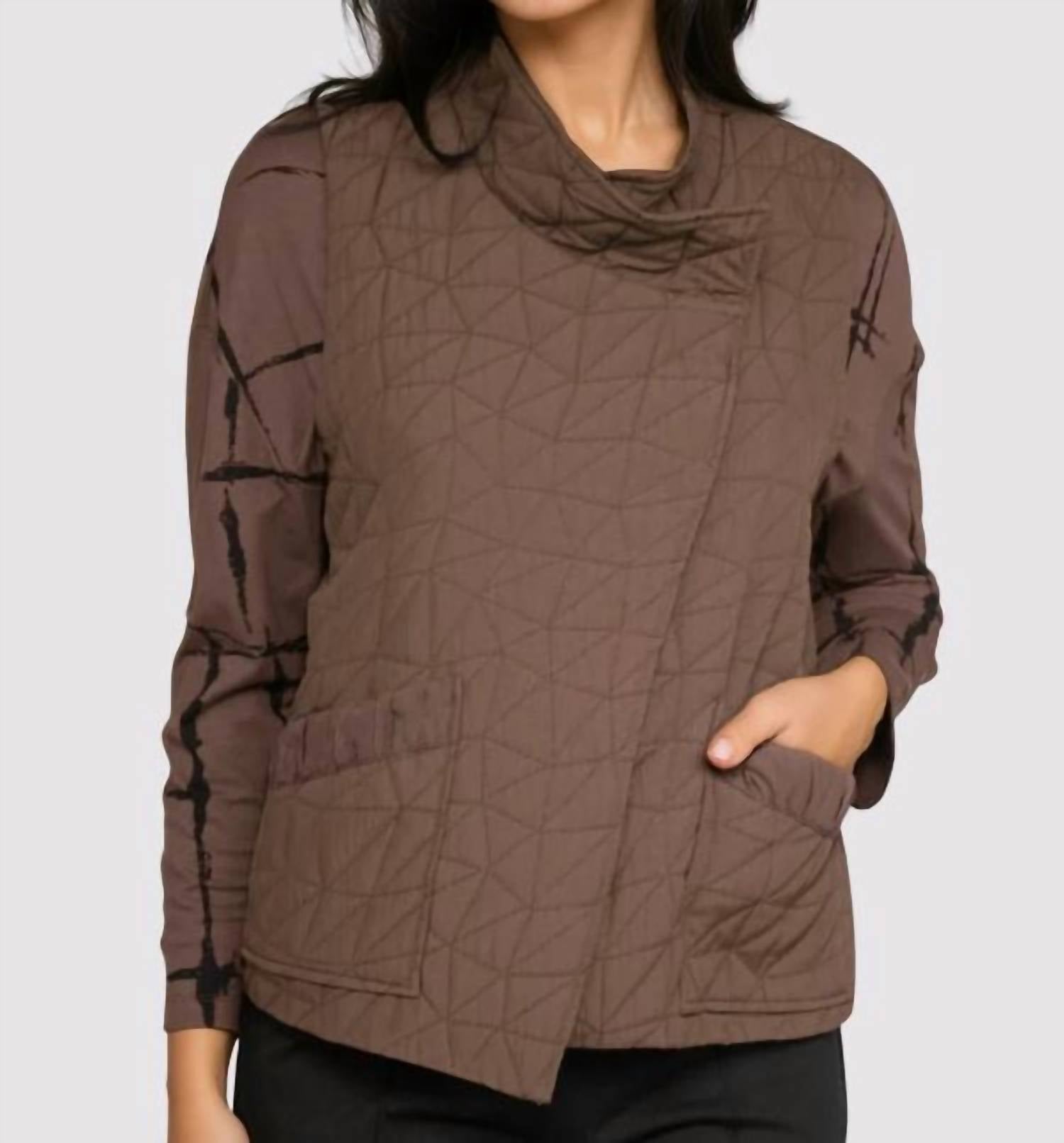 Olivia By Habitat - Kaleidoscope Quilt Scenic View Vest