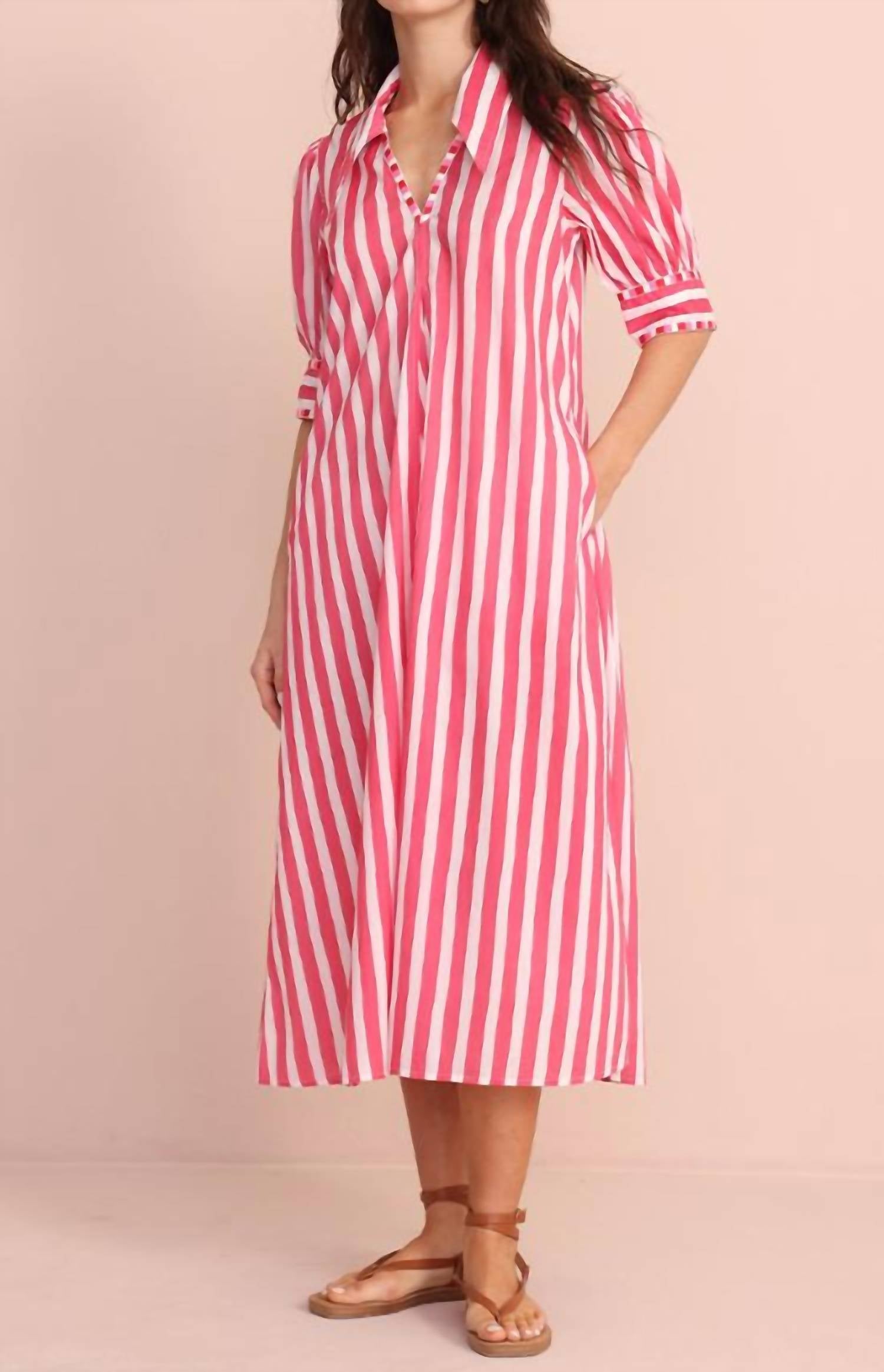 Vero Alfie - Striped Doll Dress