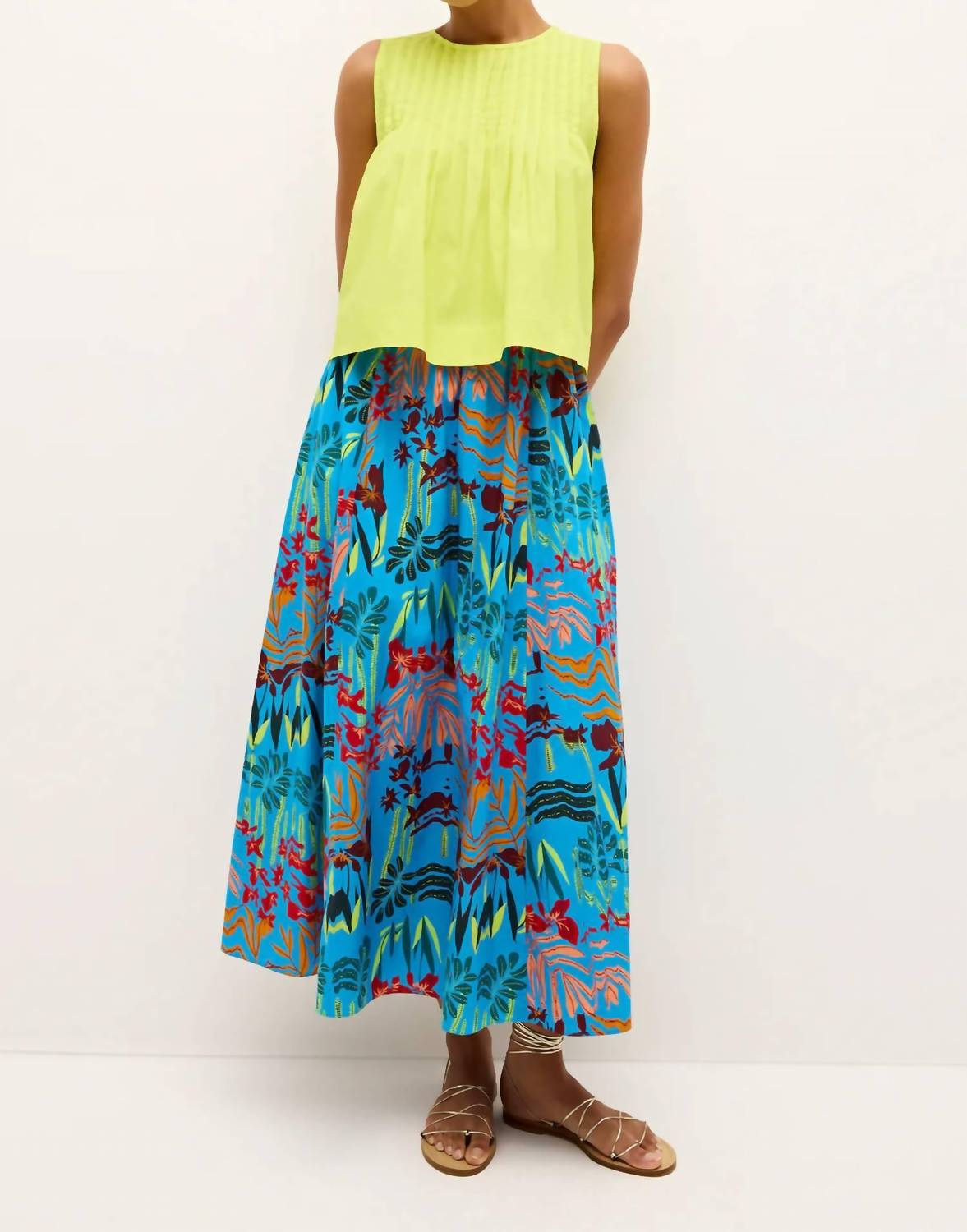 Marie Oliver Sasha Maxi Skirt in amazon azure - women's skirt