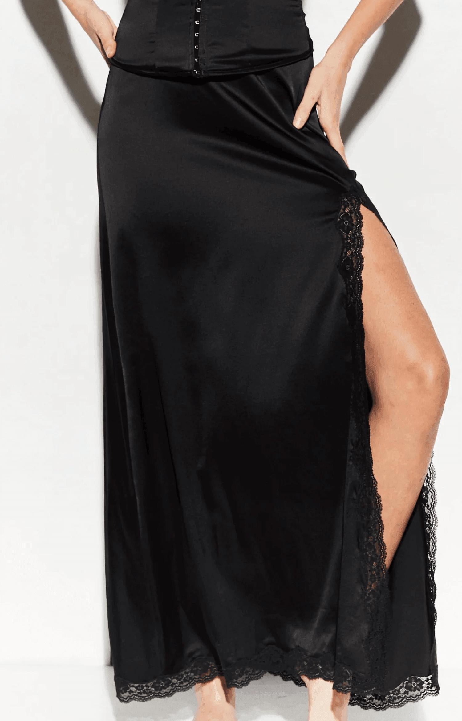Vannina Vesperini - Silk Slit Maxi Skirt