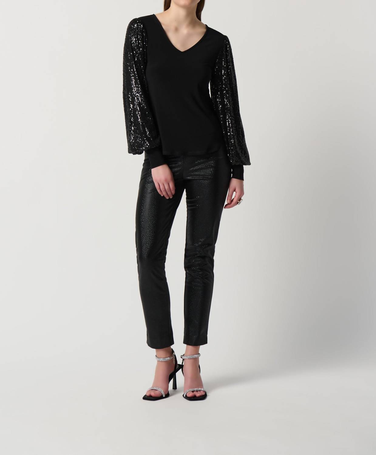 Joseph Ribkoff - SPARKLE SLEEVE TOP