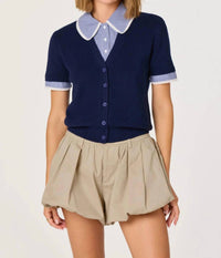 Astr - Marlee Classic Button-front Cardigan