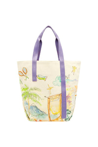 Alemais - Anouk Scene Canvas Tote