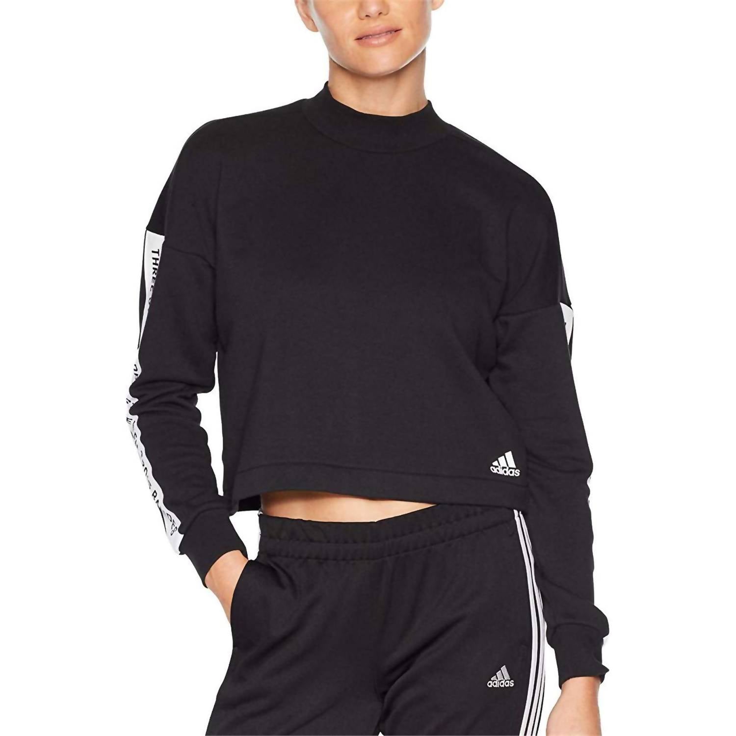 adidas Women's Sport Id Sweatshirt in black - women's top