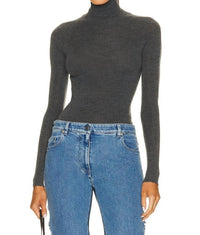 Peter Do - COMBO SLEEVE TURTLENECK SWEATER