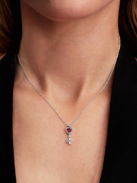 Pandora - Elevated Heart Key Collier Necklace