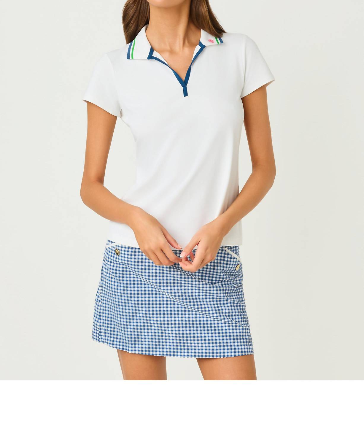 Lilly Pulitzer - Upf50+ Frida Short Sleeve Polo Shirt