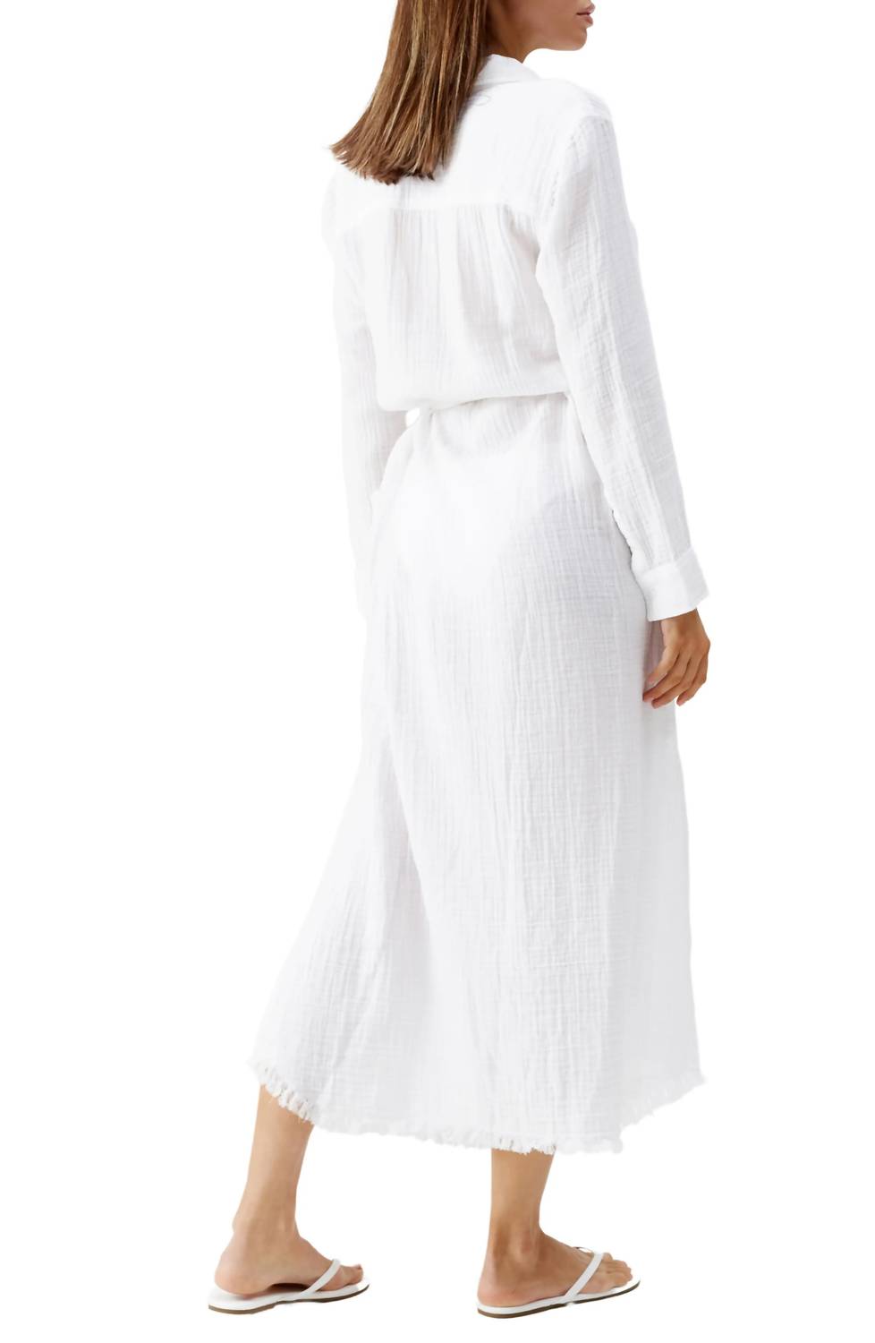 Melissa Odabash - Margot Long Sleeve Cover Up Shirtdress