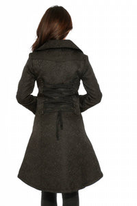 Orchid Bloom - Brocade Hilo Coat With Linen