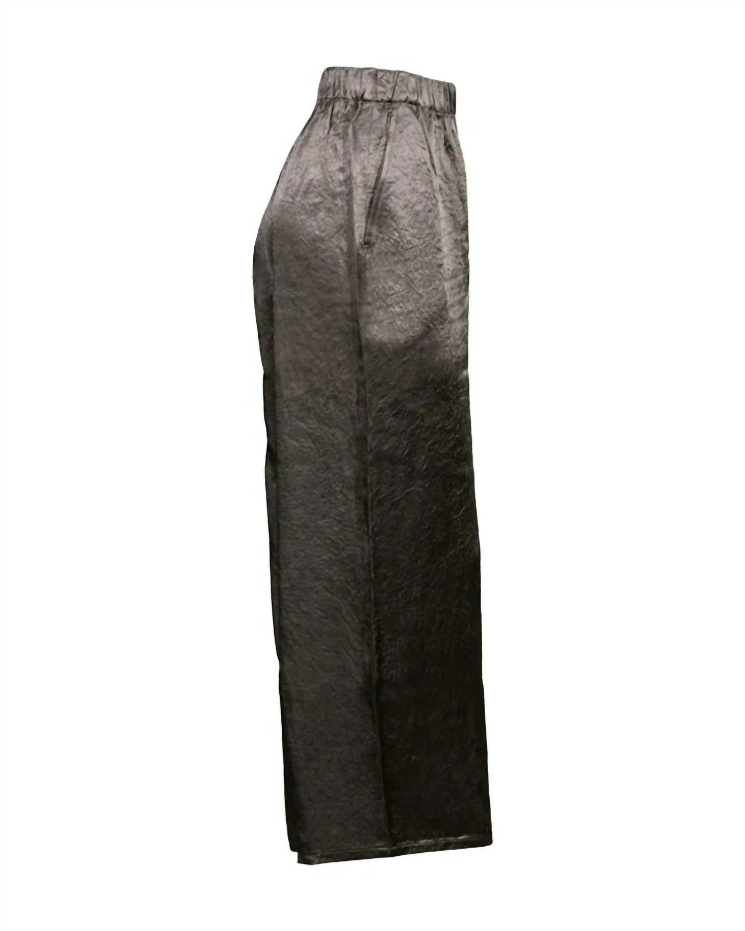 Eileen Fisher - Satin Wide Ankle Pants