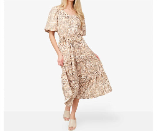 Mark & James By Badgley Mischka - Macie Tiered Midi Dress