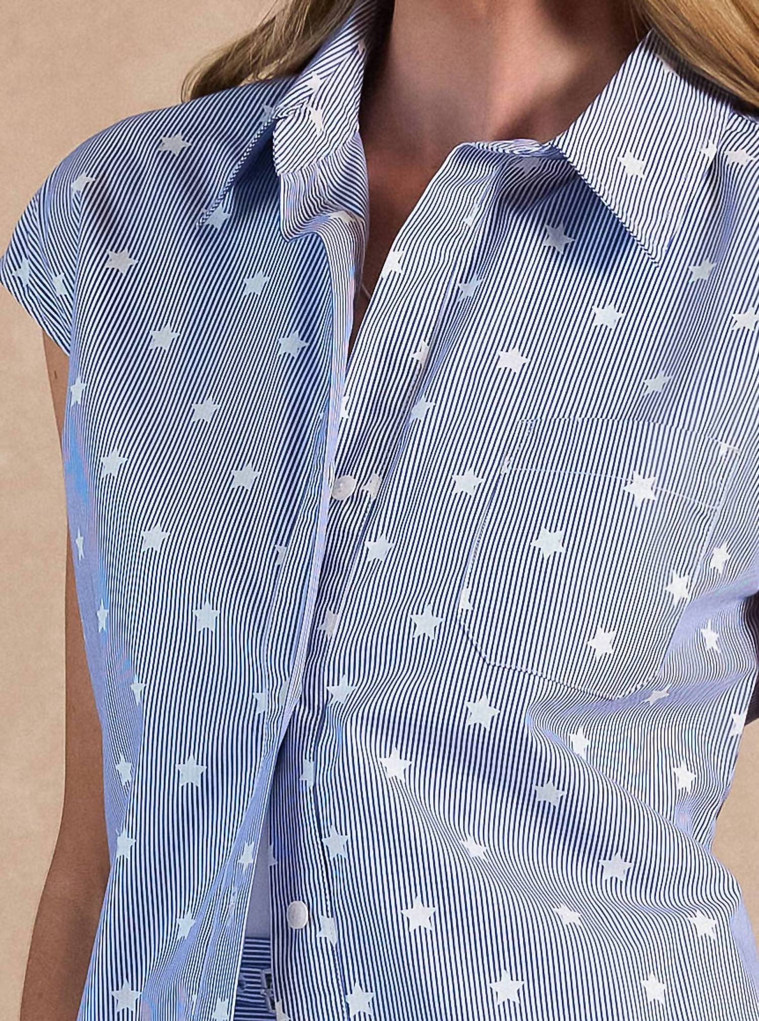 Current Air - Galaxy Cap Sleeve Blouse