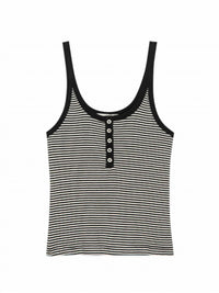 The Great. - Slim Henley Tank Top