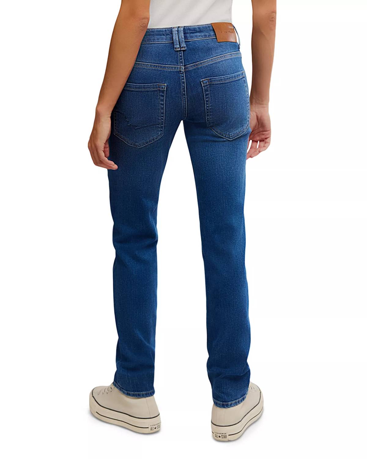 Free People - Oracle Low Rise Slim Straight Leg Jean