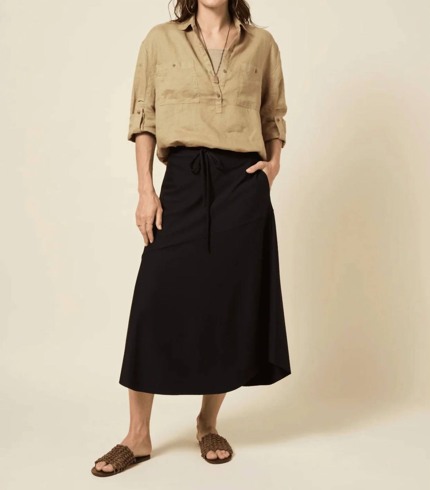 Lysse - Nora Drawstring Midi Skirt