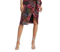 CHIARA BONI Cesarima MS Print Dress in glowing peonies black - women's dress - alternate view