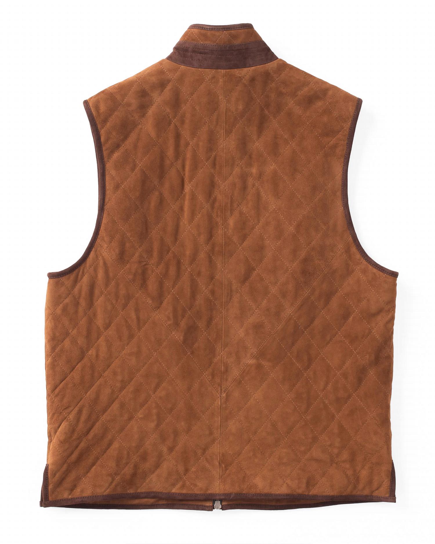 Madison Creek Outfitters - Ridgeland Quilted Goat Suede Vest