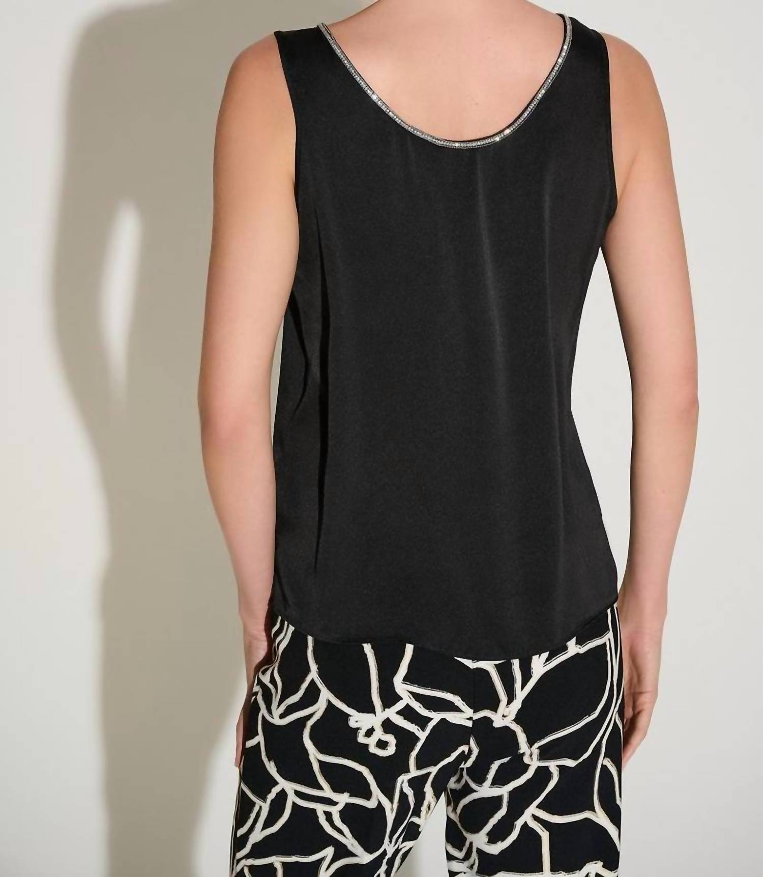 Joseph Ribkoff - RHINESTONE COLLAR TANK