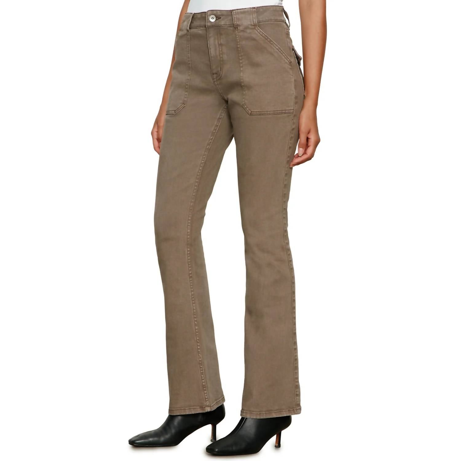 Sanctuary Hayden Bootcut Pants in morel - women's jeans - alternate view