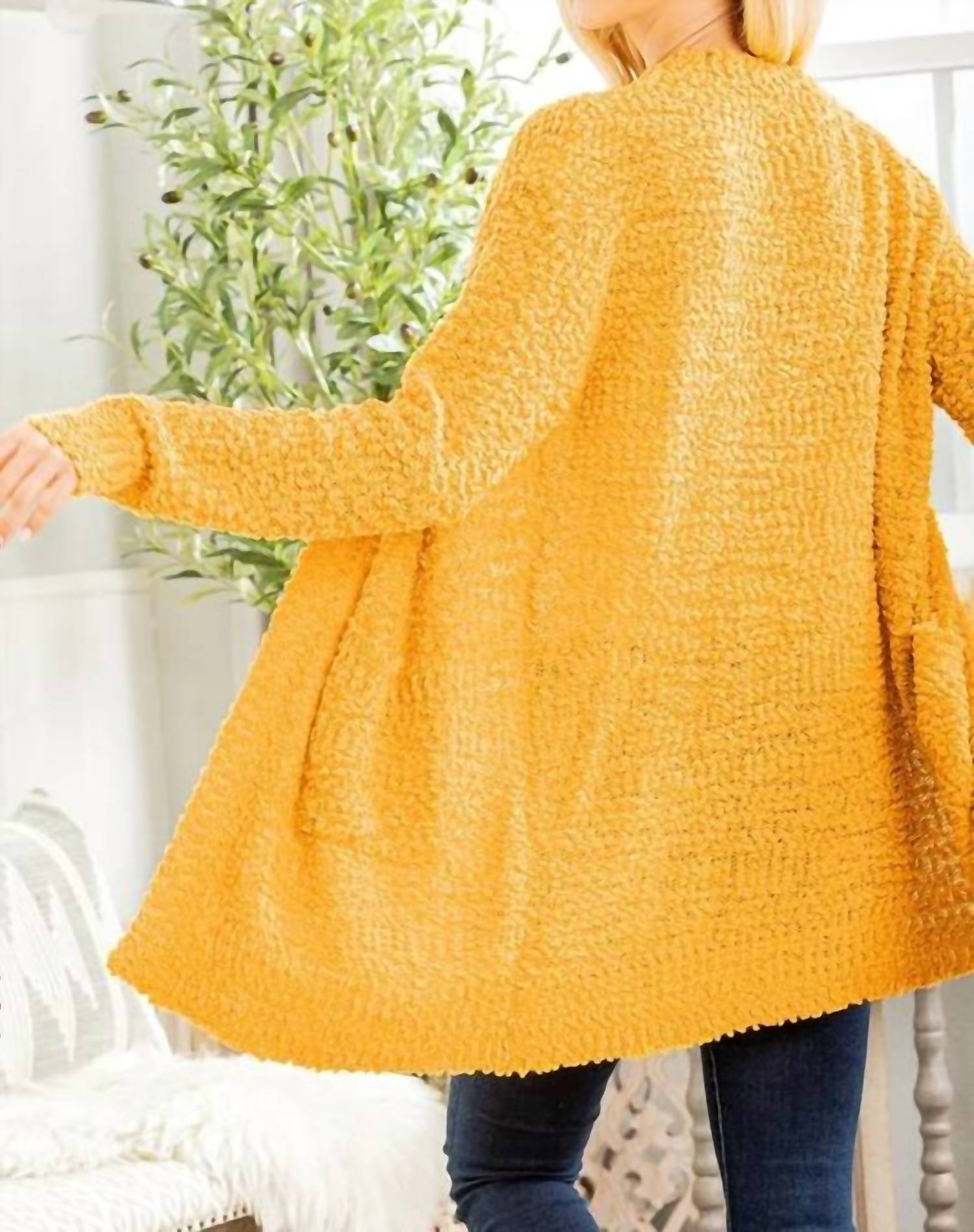 Heimish Usa - Bubble Knit Sweater Cardigan