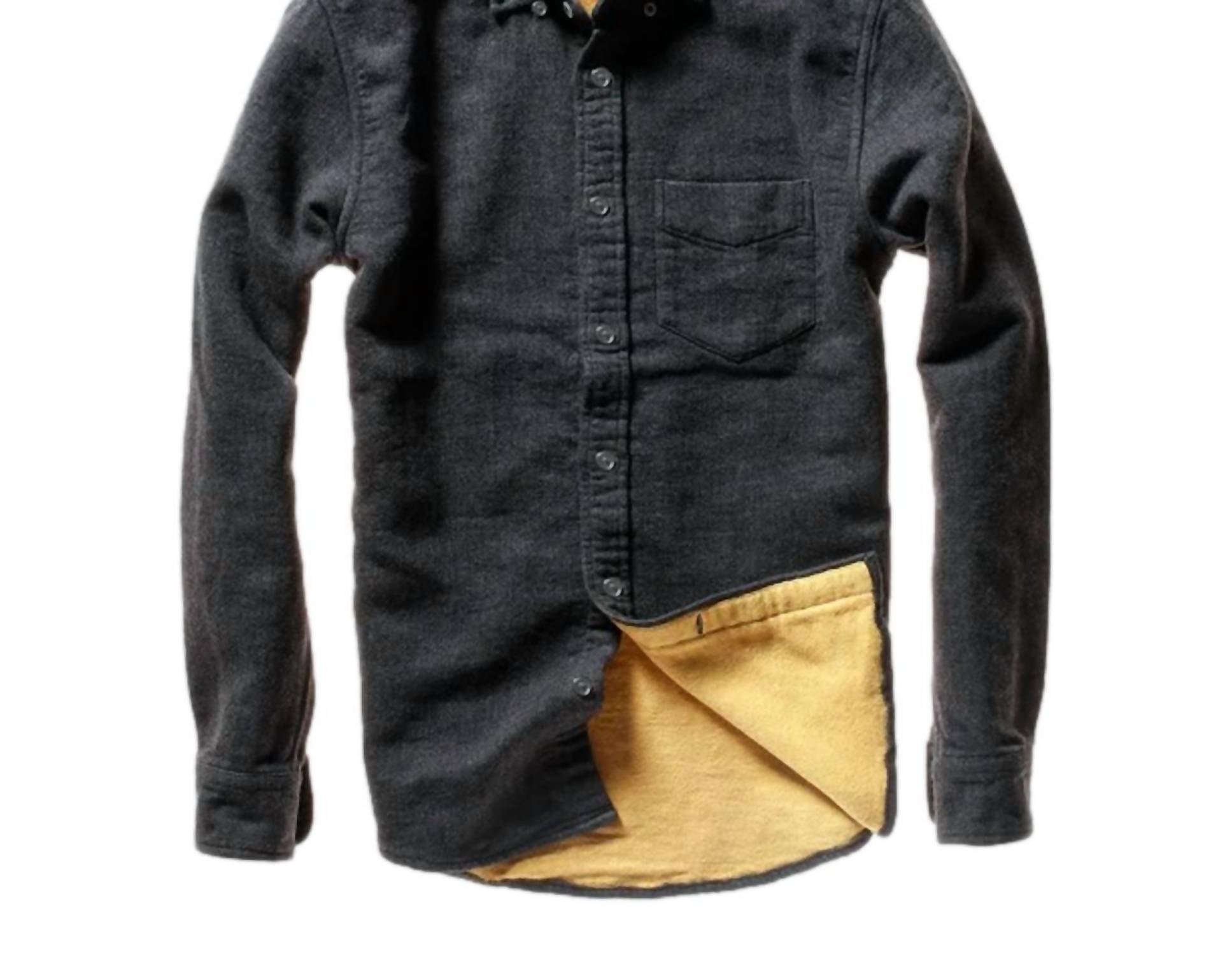 Relwen - Men's Herringbone Chamois-lined Flannel