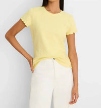 Nzt By Nic+Zoe - Lace Knit Tee