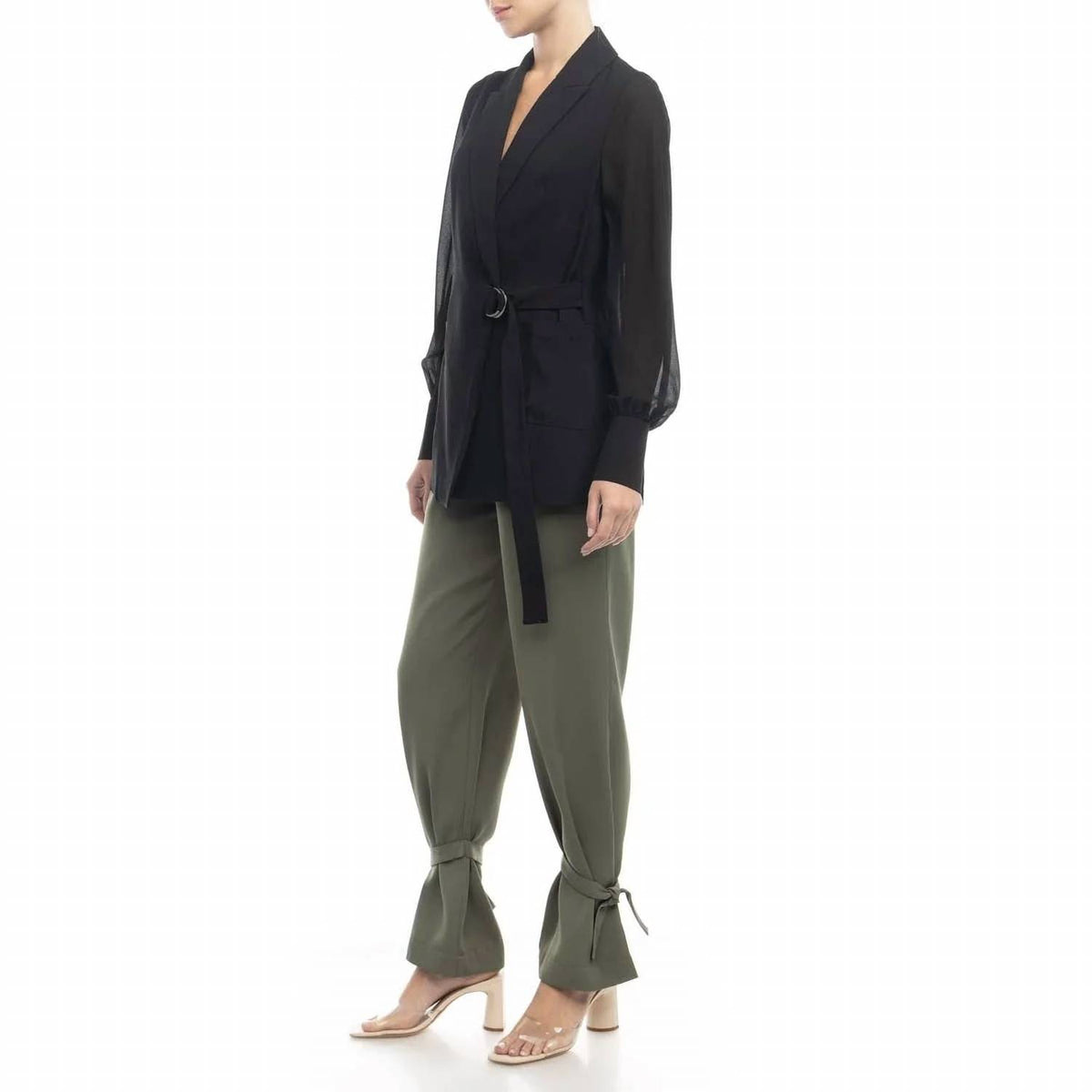 Lost April - Women's Angie Ankle Tie Pants