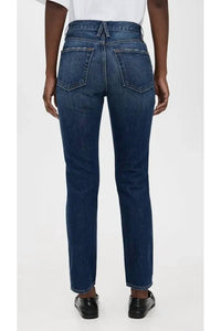 SLVRLAKE Virginia Slim Jeans in doheny - women's pants - detail view