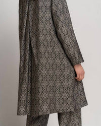 Baci - Kaleidoscope Print Button Up Overcoat