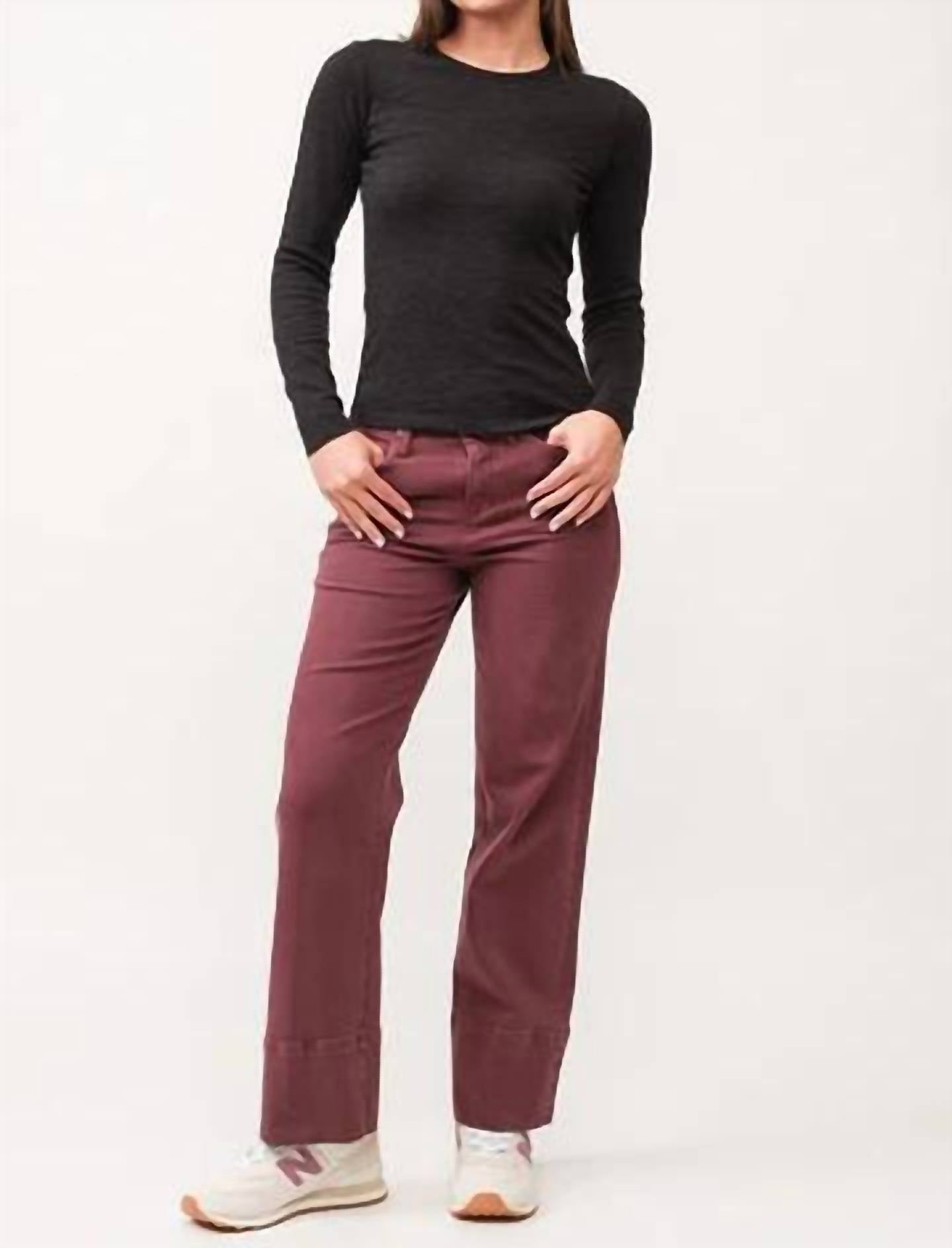 Dear John Denim - Nona Slub Long Sleeve Crew Neck Tee
