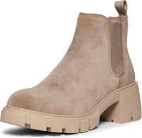 Pierre Dumas Women's Chelsea Boots in taupe - women's shoe - alternate view