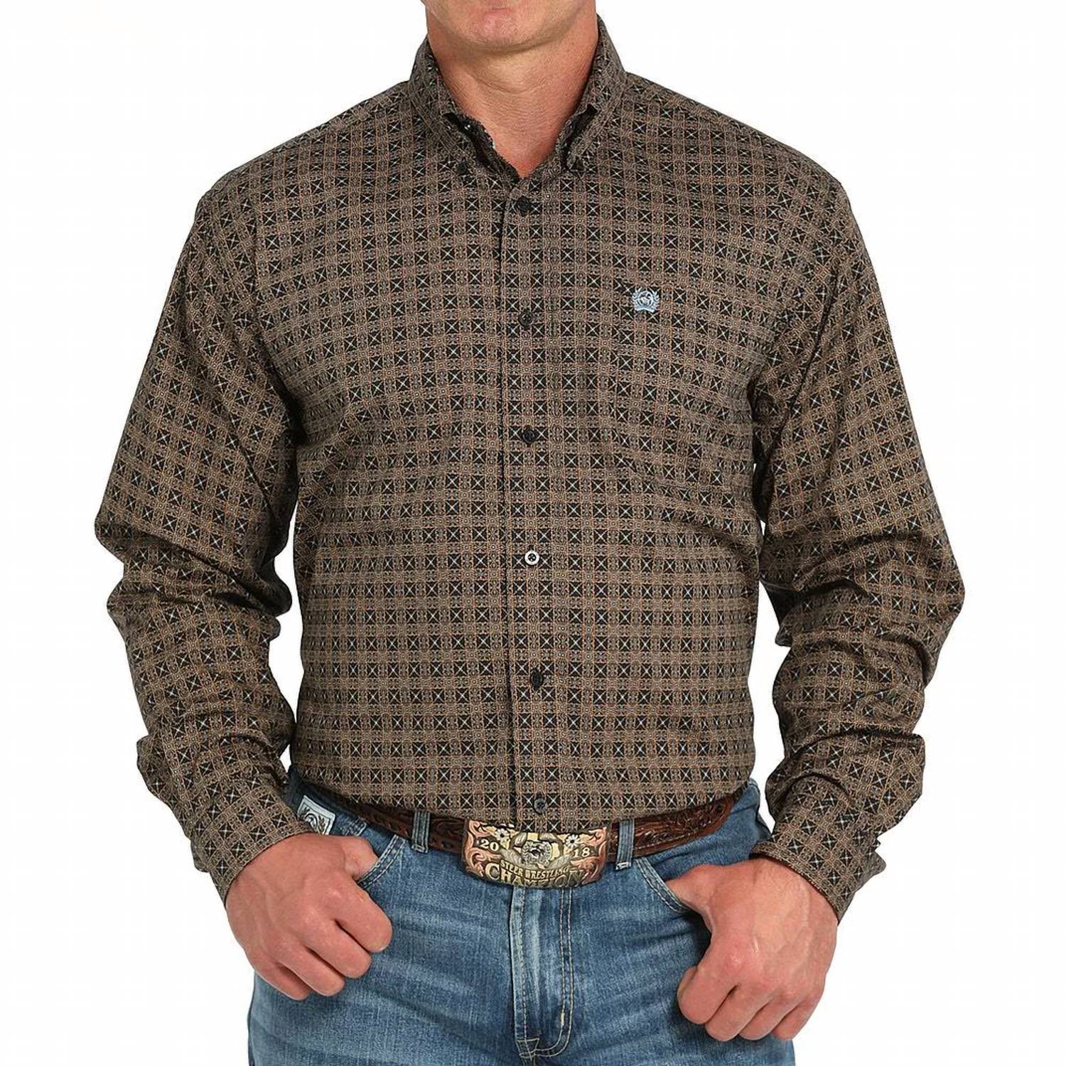Cinch - Long Sleeve Button-down Shirt